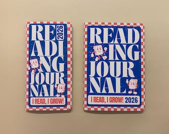 Reading Journal Travelers Notebook Insert | Standard 21 x 11 cm, A5