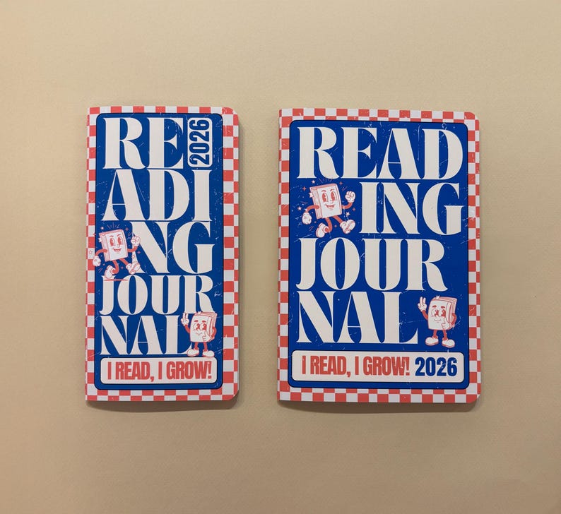 Reading Journal Travelers Notebook Insert | Standard 21 x 11 cm, A5 A5 14,6 X 21cm