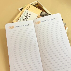 Reading Journal Travelers Notebook Insert | Standard 21 x 11 cm, A5 Bild 2