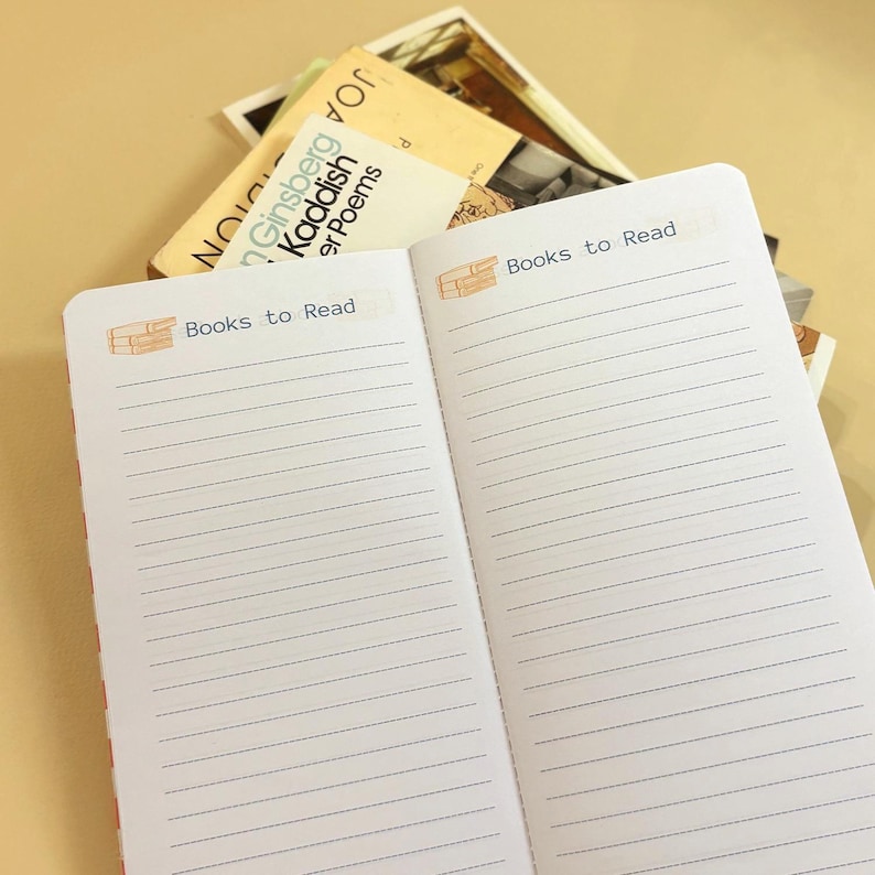 Reading Journal Travelers Notebook Insert | Standard 21 x 11 cm, A5 Bild 2