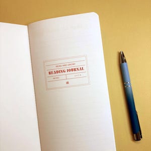 Reading Journal Travelers Notebook Insert | Standard 21 x 11 cm, A5 Bild 5