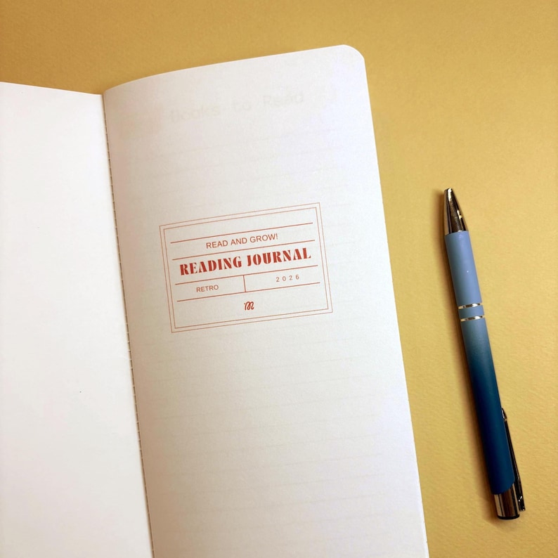 Reading Journal Travelers Notebook Insert | Standard 21 x 11 cm, A5 Bild 5