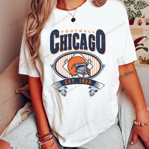 Chicago Football png, retro Chicago Football 1920 png, Chicago Football cadeau png, ontwerp png downloaden.