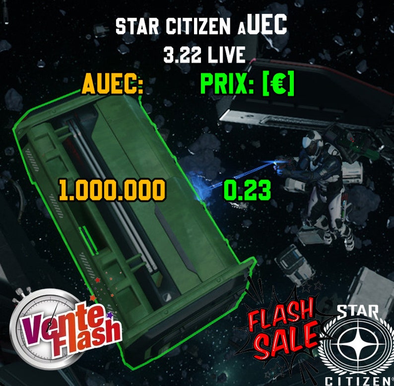 Star Citizen Auec 1,000,000 Funds Version 3.22 Alpha UEC. fast Delivery in a Few Minutes FLASH