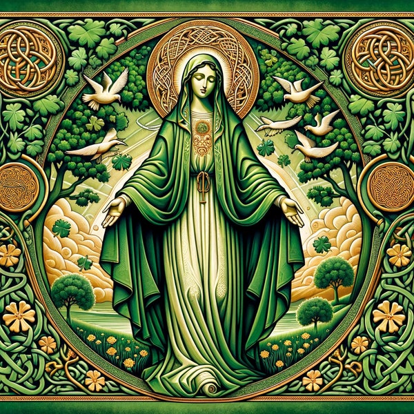 Virgin Mary Calendar Etsy