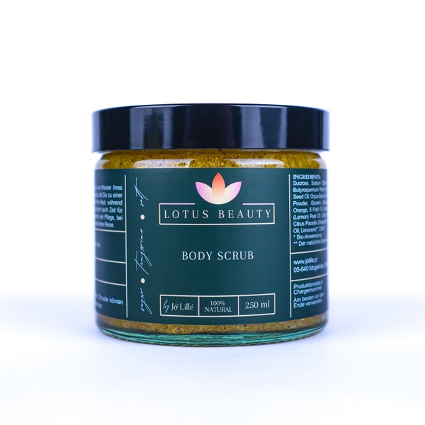 Lotus Beauty Peeling Body Scrub (Mandarine Orange)