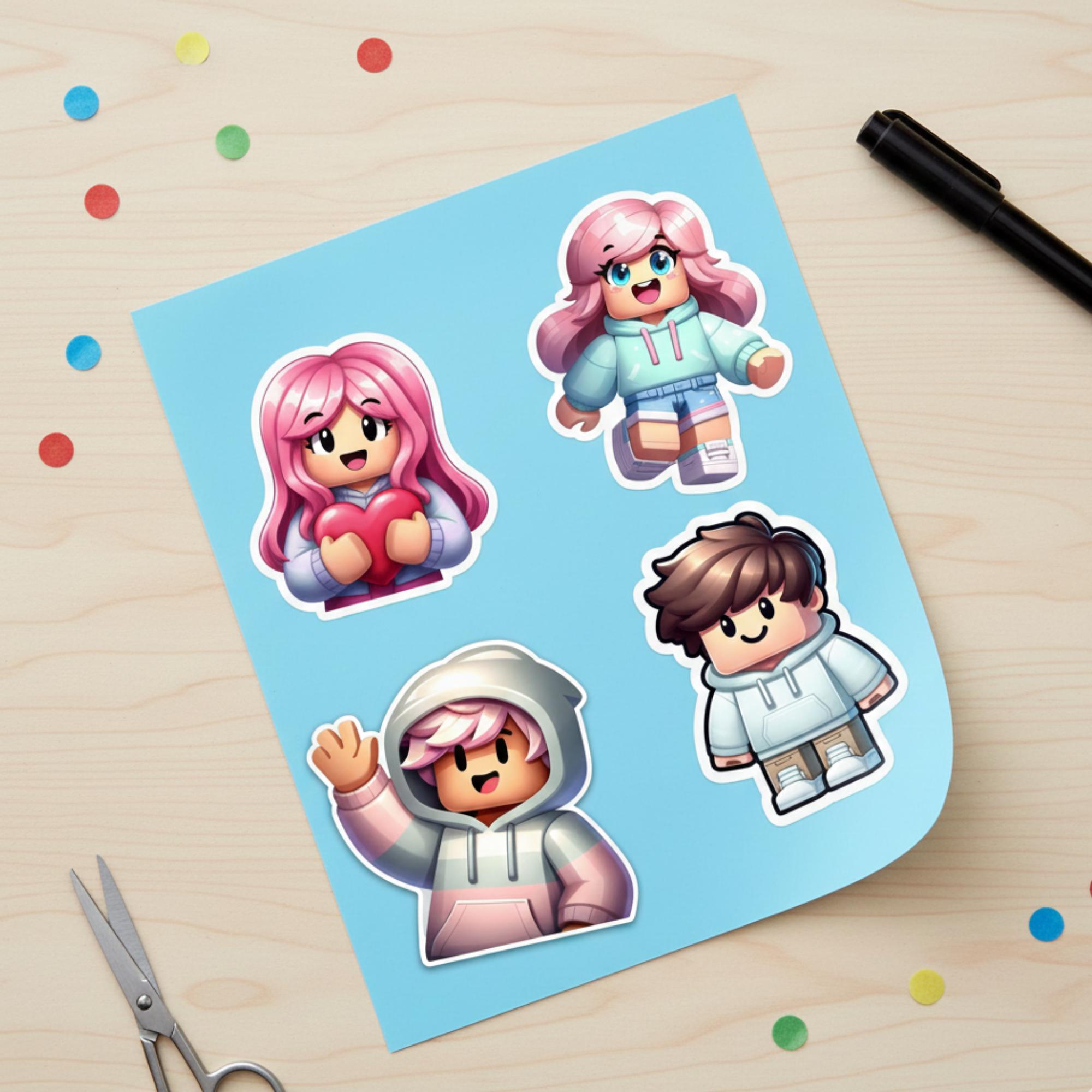 Gaming Chibi Sticker Chibi Gaming Characters PNG Clipart Bundle (digital Download - Etsy