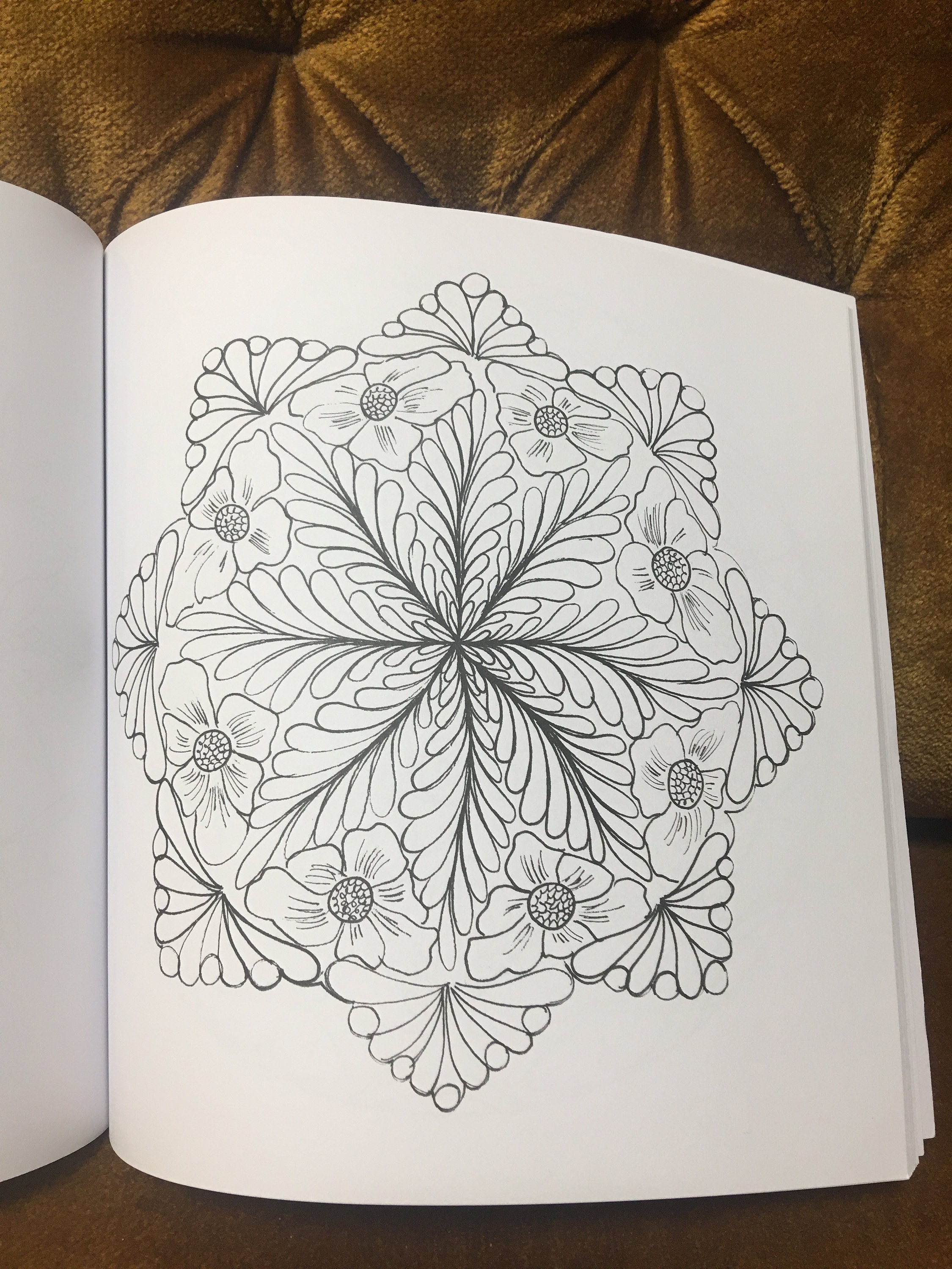 Adult Coloring Book Adult Mandala Coloring Book Stress Relieving ...