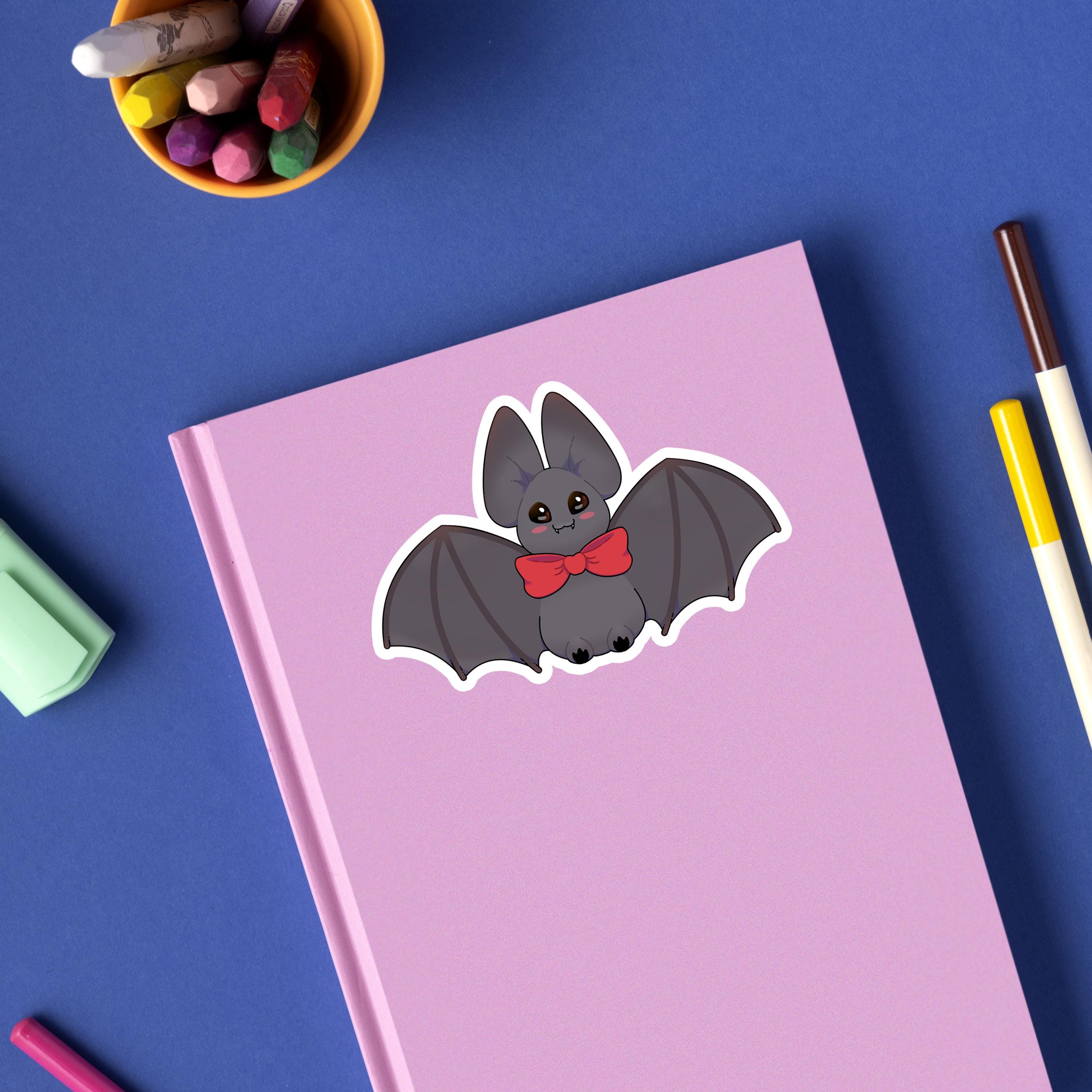 Bow Tie Bat Sticker | Bat Sticker | Animal Sticker | Halloween Sticker ...