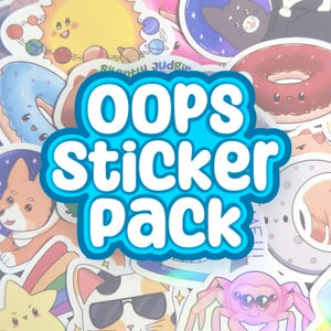 Oopsie Sticker Pack | B-grade Stickers | Sticker Pack | Vinyl Stickers
