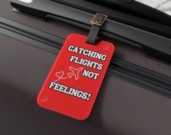 Aesthetic Design Acrylic Luggage Tags, Trendy Chic Design Backpack Traveler ID label, Giftable Identification Bag Tag, Suitcase Label Tag