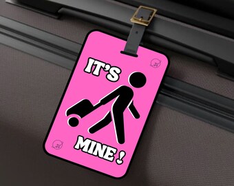 Printable Luggage Tags, Backpack Travel Bag Suitcase Label, DIY Instant Download Label, Property ID Tag, Printables Aesthetic Funny Designs