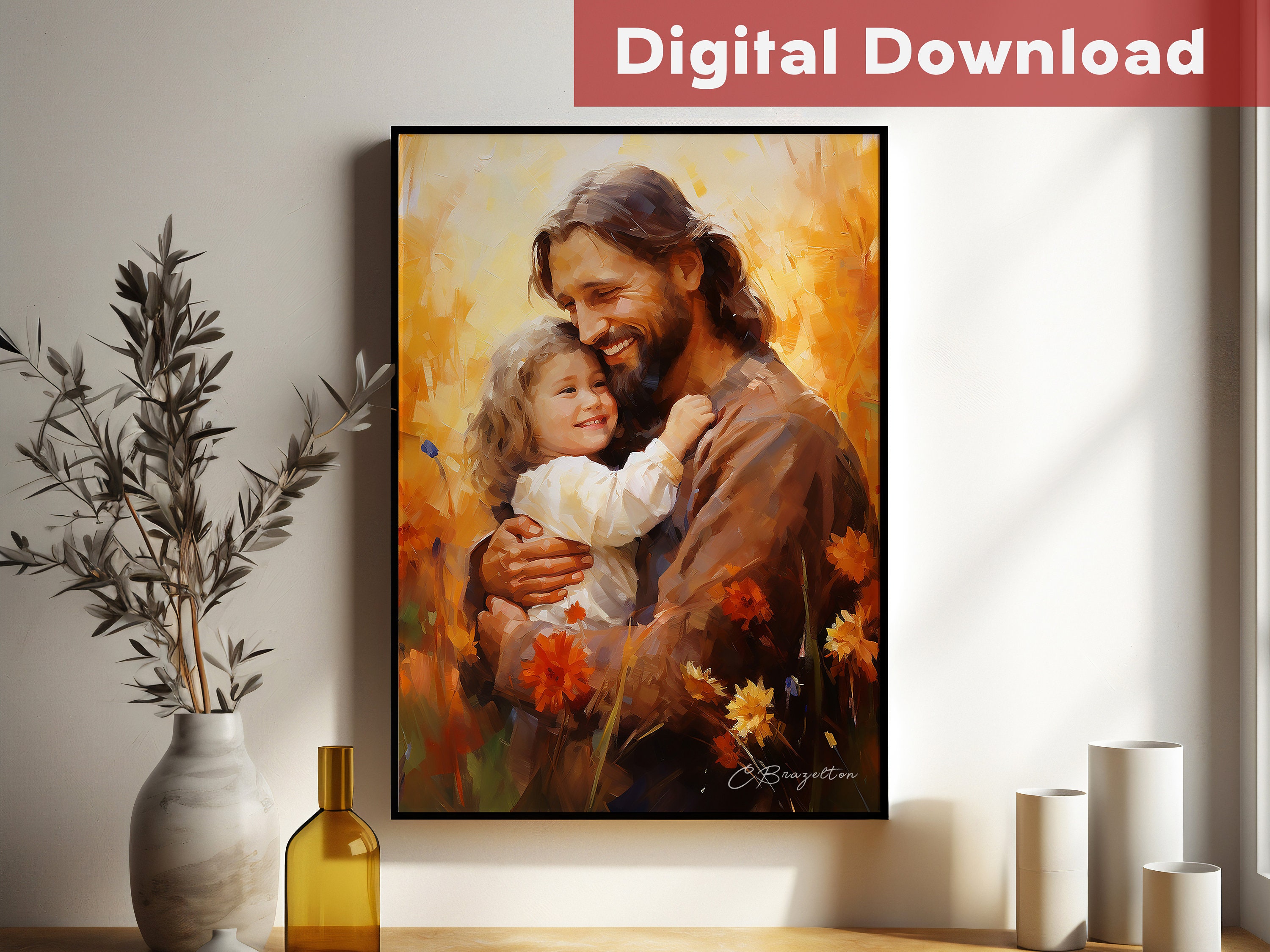 Jesus Loves Me #3 | Digital Download | Bible Art | Christian Art ...