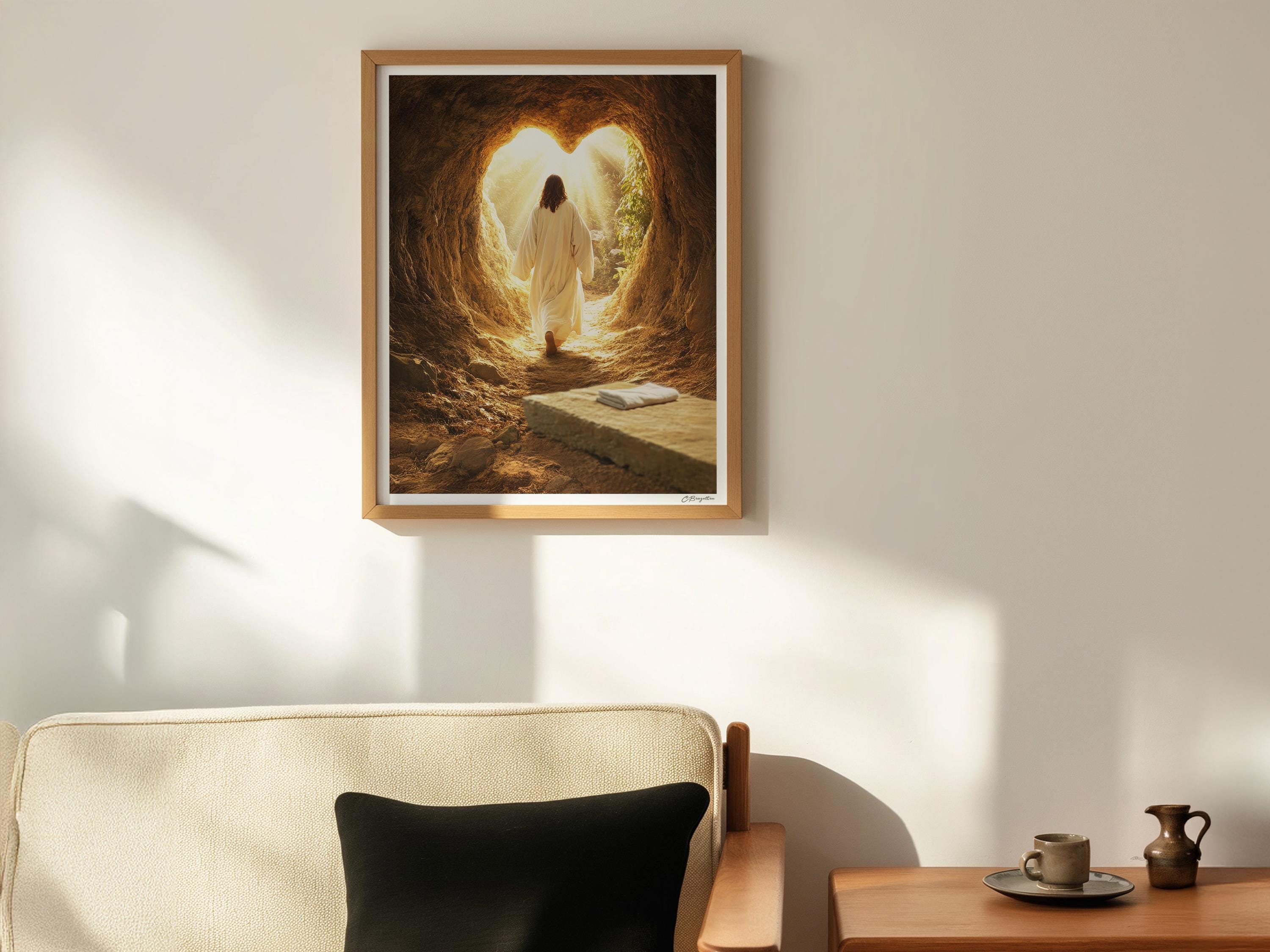 Greater Love | Handmade Fine Art Print | Jesus Christ Portrait ...