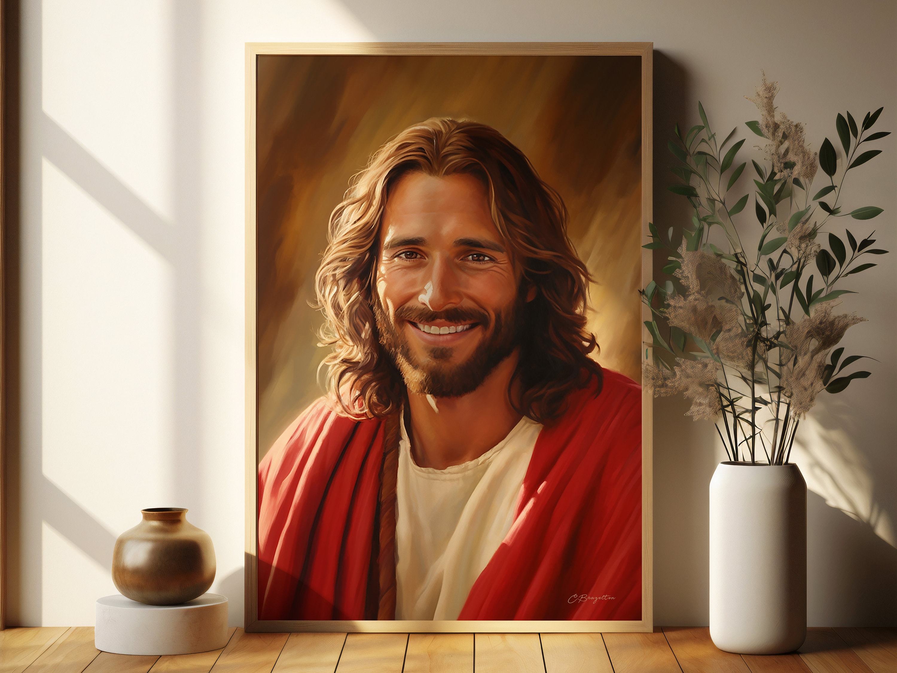 Radiant Savior | Christian Art | Bible Art | Jesus Art | Digital ...