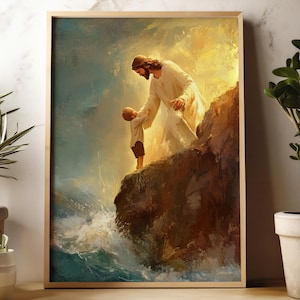 Trust in Him | Christian Art | Jesus Art | Digital Download | Painted ...