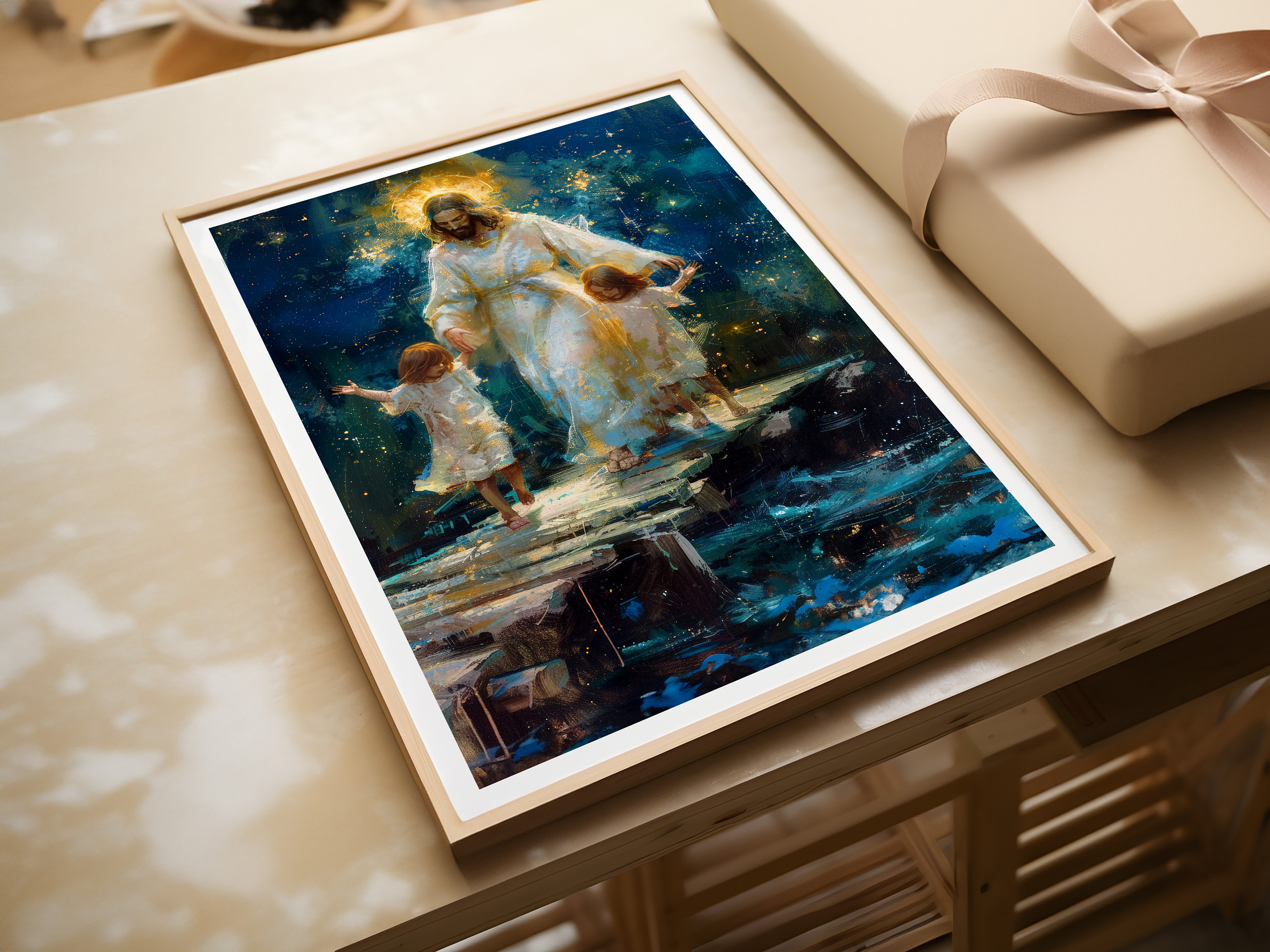 Guide My Steps | Handmade Fine Art Print | Jesus Christ Portrait ...