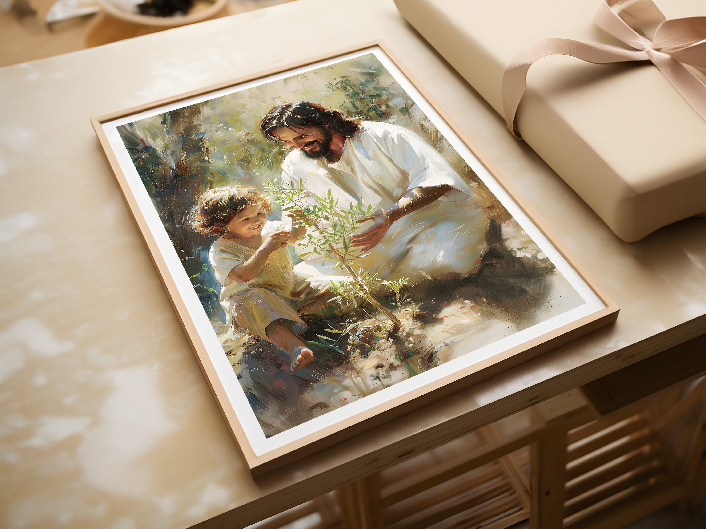 Teach Me | Handmade Fine Art Print | Jesus Christ Portrait | Painting ...