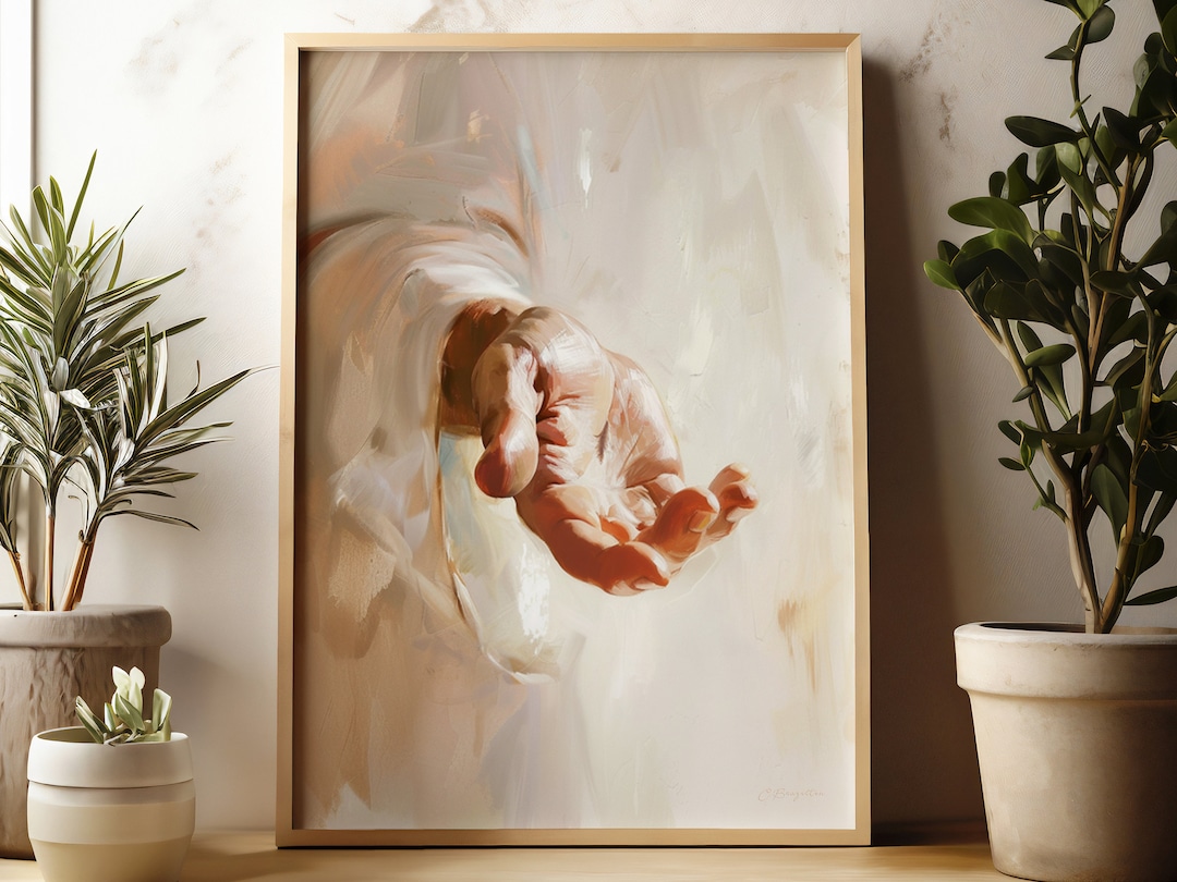 By His Wounds Digital Download Jesus Christ's Hands Nail Prints