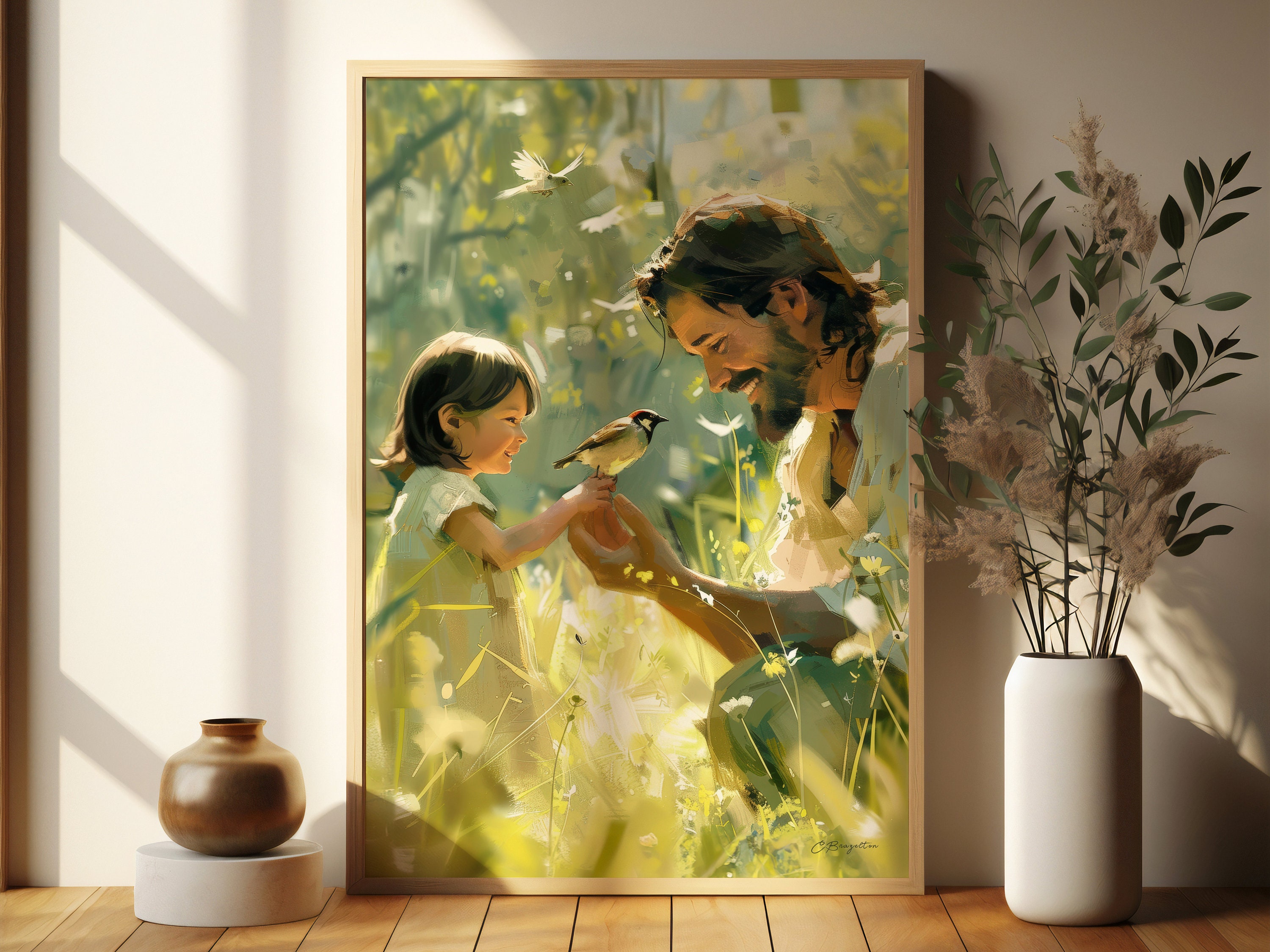 More Than Sparrows | Christian Art | Jesus Art | Digital Download ...