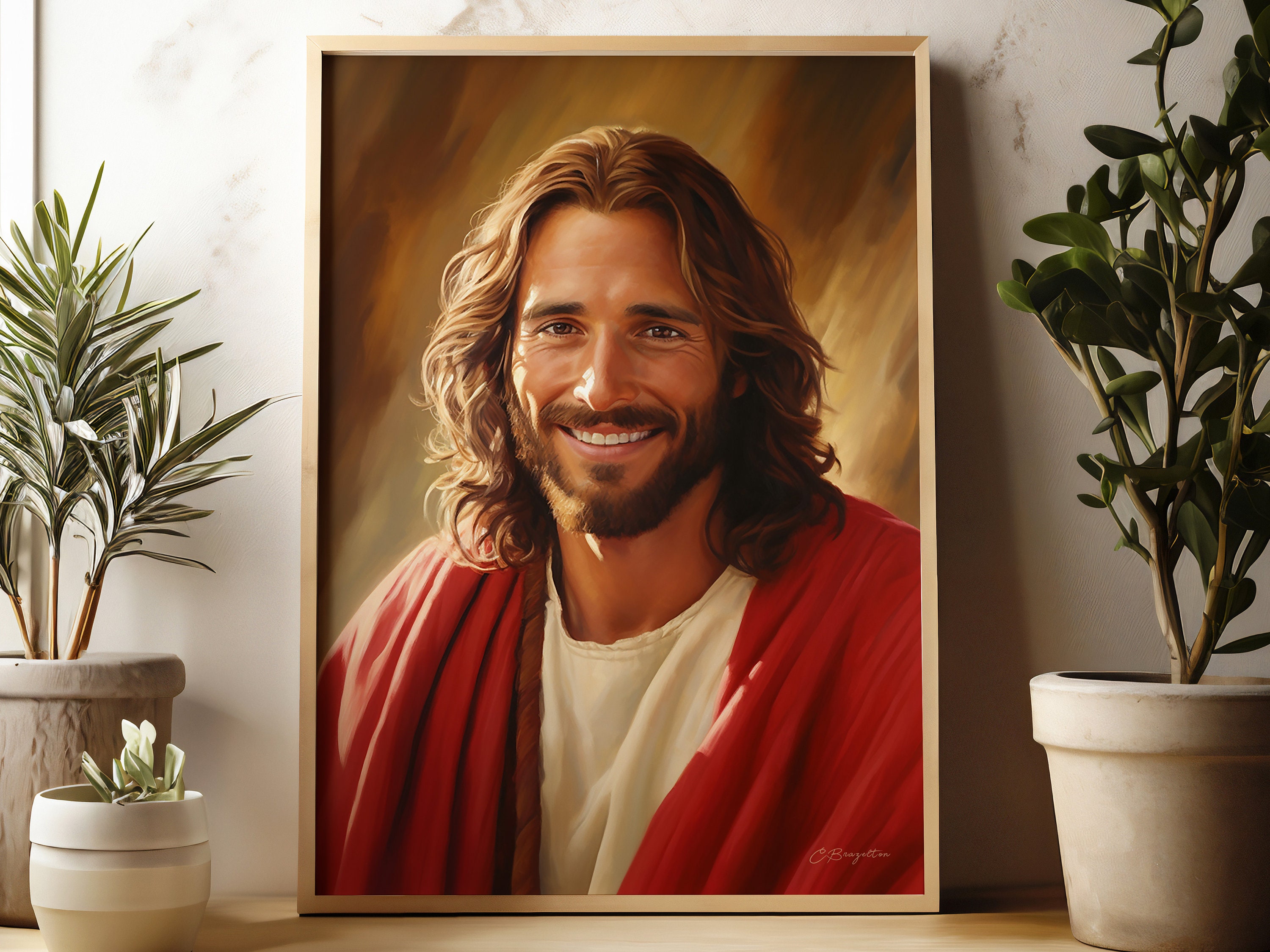 Radiant Savior | Christian Art | Bible Art | Jesus Art | Digital ...