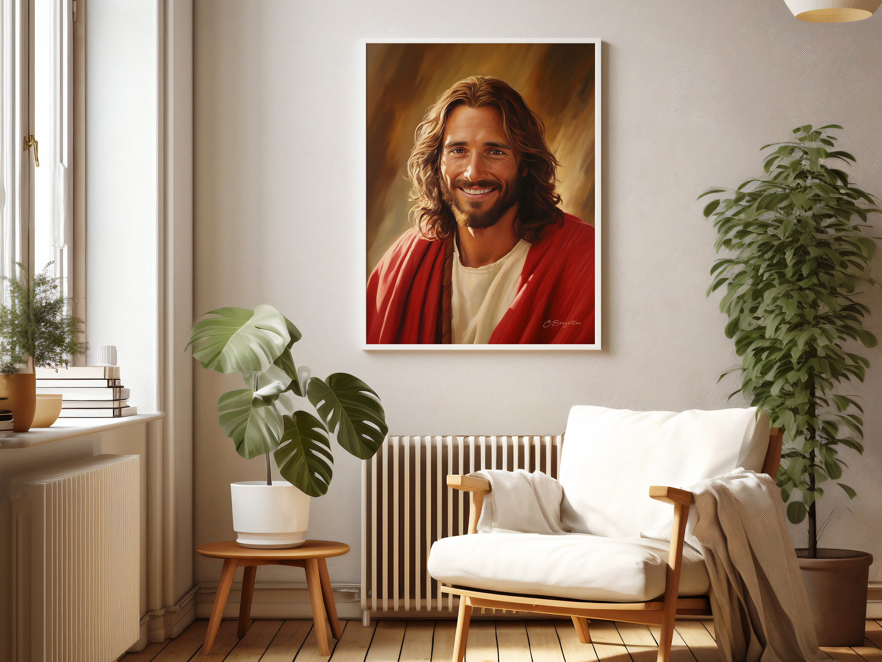 Radiant Savior | Christian Art | Bible Art | Jesus Art | Digital ...