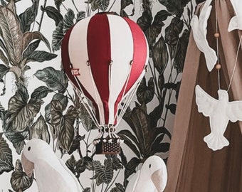 Decoratieve Ballon | Luchtballon | Kinderwanddecoratie | Kraamcadeau | Ballondecor - Beige/Bordeaux