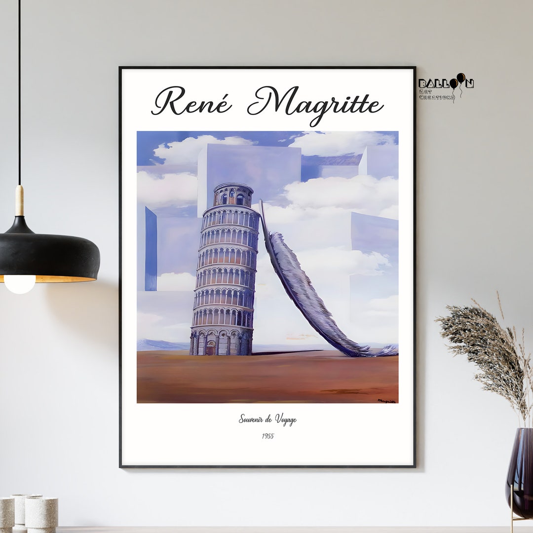 Rene Magritte, Souvenir De Voyage, 1955, Rene Magritte Poster, Home