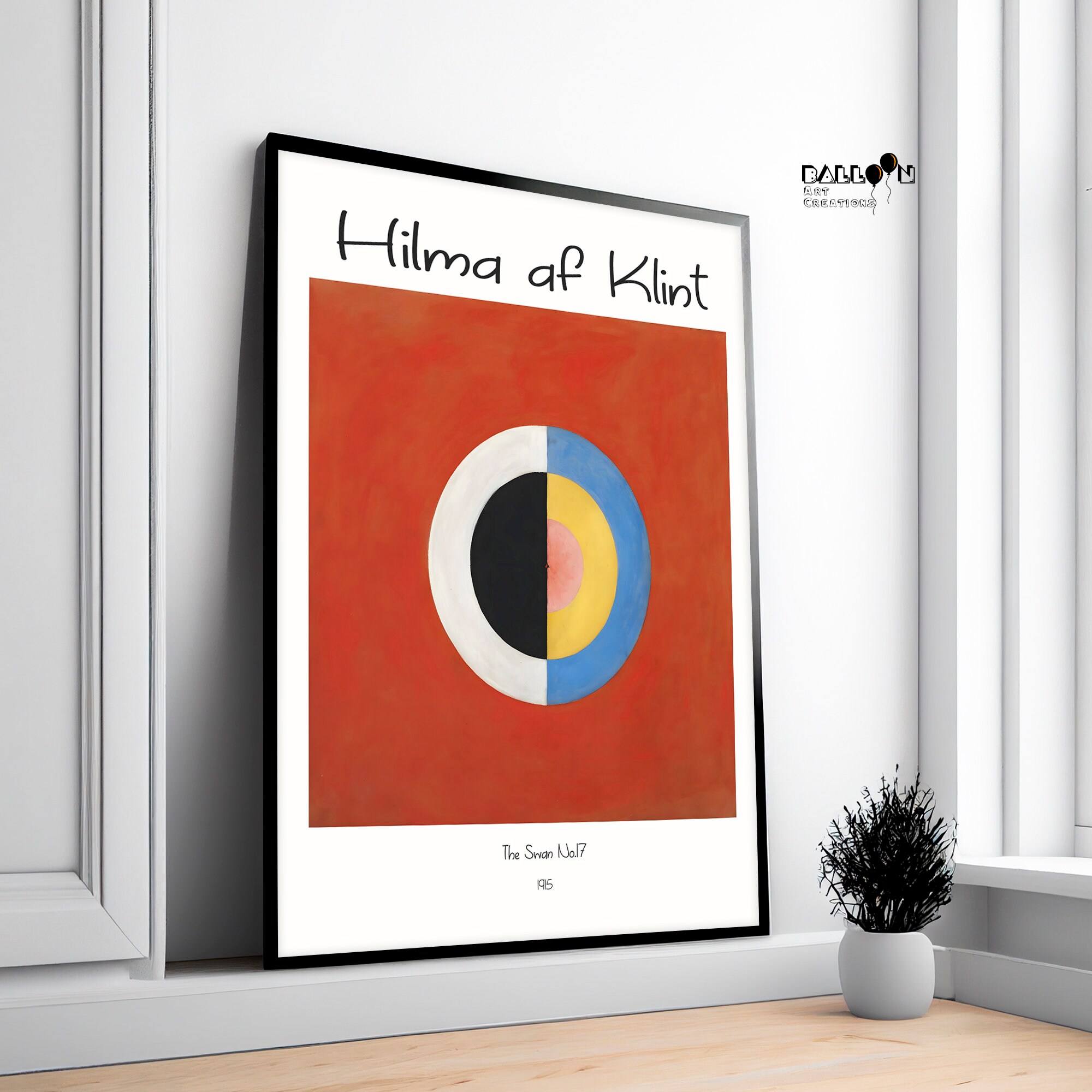 Hilma Af Klint, the Swan No.17, 1915, Klint Poster, Modern Art