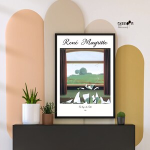 Rene Magritte, the Key to the Fields, 1936, Rene Magritte Poster ...