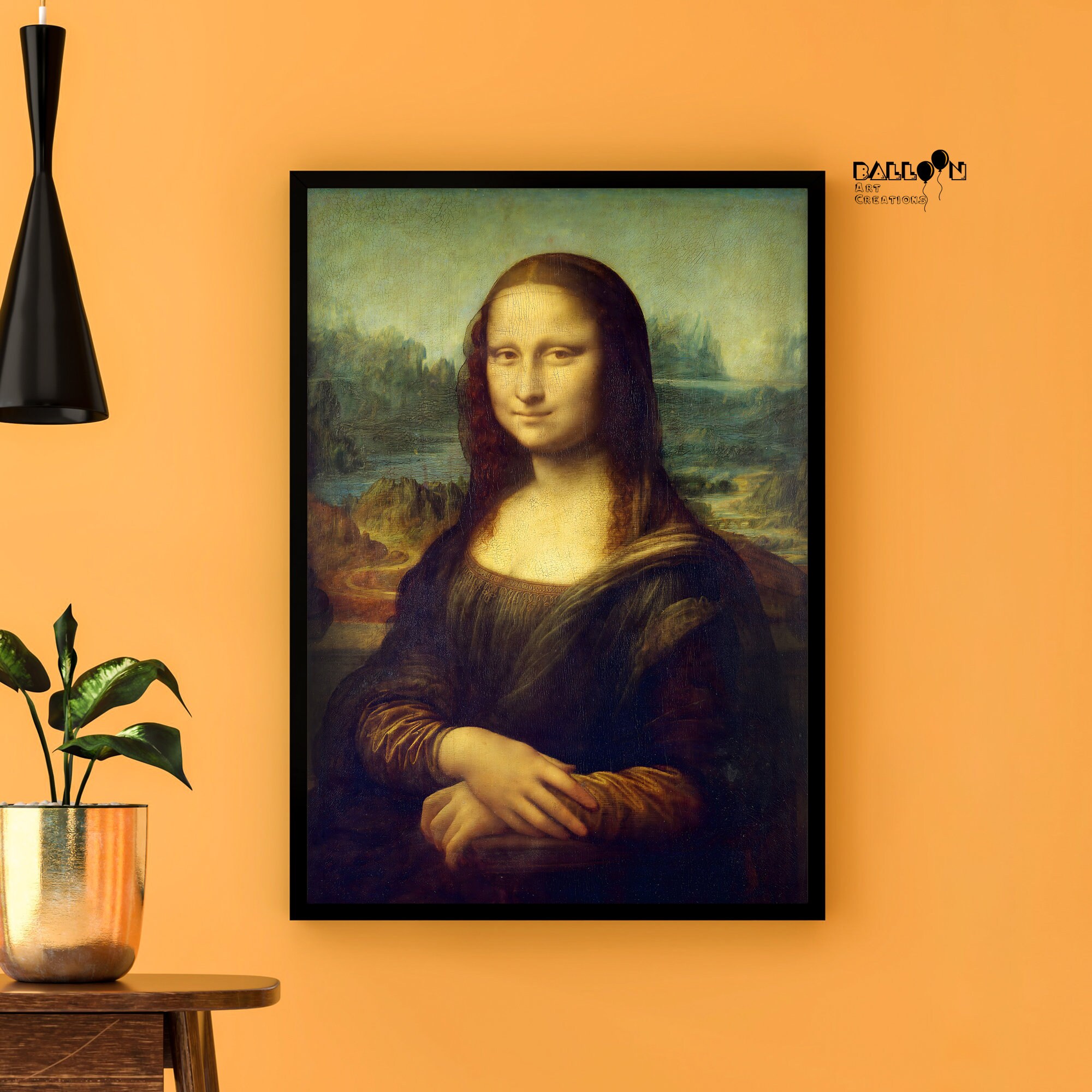 レオナルド ダ ヴィンチ、モナ リザ、1503-1519、ダ ヴィンチ プリント