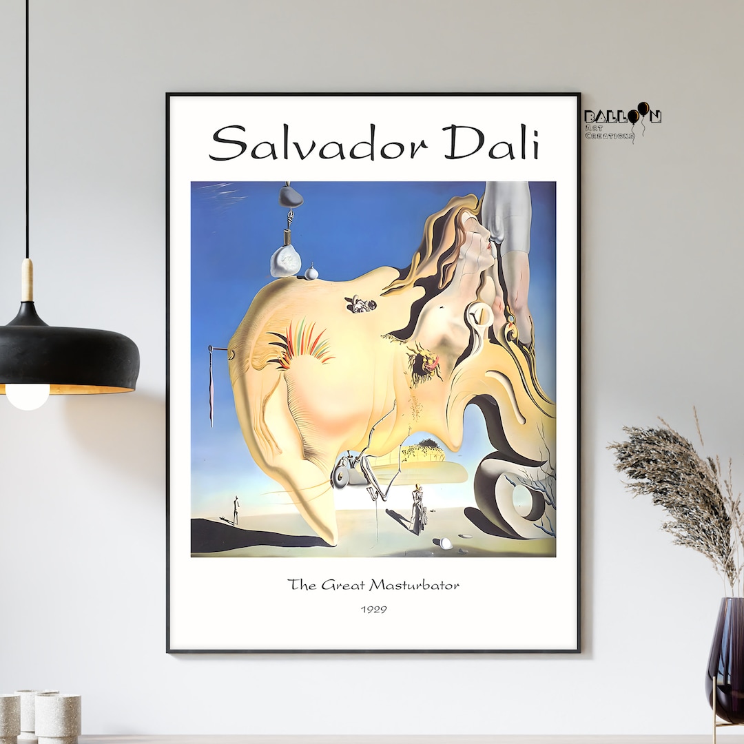 Salvador Dali, the Great Masturbator, 1929, Salvador Dali Print, Dali ...