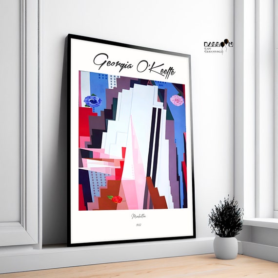 Georgia O'keeffe, Manhattan, 1932, Georgia O Keeffe Print, Modern