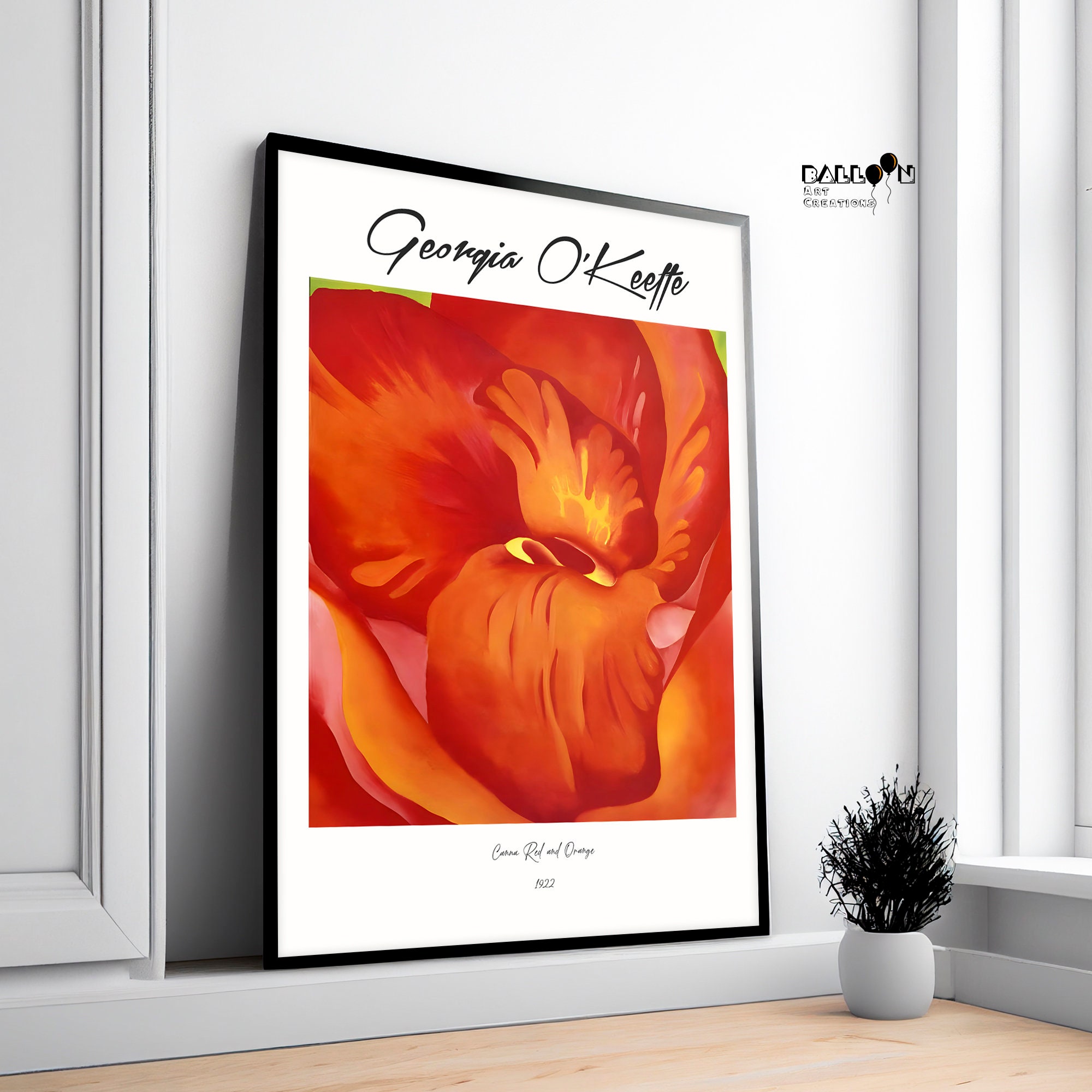 Georgia O'keeffe, Canna Red and Orange, 1922, Georgia O Keeffe