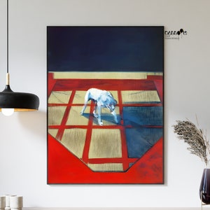 Francis Bacon, Dog, 1952, Francis Bacon Print, Home Wall Art, Modern Wall Art, Exhibition Print, Museum Art, Famous Paintings, Portrait Art