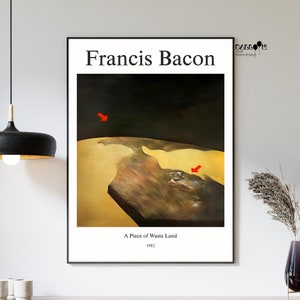 Francis Bacon, A Piece of Waste Land, 1982, Francis Bacon Poster, Modern Wall Decor, Museum Art Print, Famous Paintings, Exhibition Poster