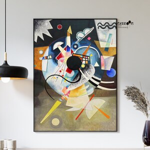 Wassily Kandinsky, Ein Zentrum, 1924, Kandinsky Art Print, Expressionist Art, Abstract Art, Gift Idea, Home Wall Art, Modern Art Print