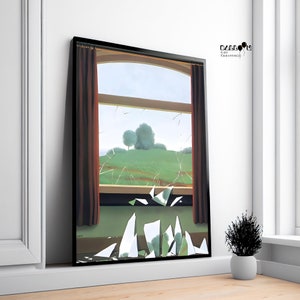 Rene Magritte, the Key to the Fields, 1936, Rene Magritte Poster ...
