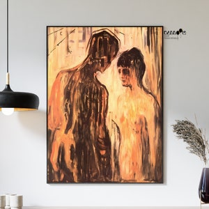 Edvard Munch, Cupid and Psyche, 1907, Edvard Munch Print, Portrait Art, Landscape Poster, Exhibition Print, Museum Print, Munch Wall Poster