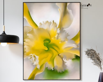 Georgia O'Keeffe, An Orchid, 1941, Georgia O Keeffe Print, Modern Art, Home Wall Decor, Gift Idea, Flower Art Poster , Exhibition Poster