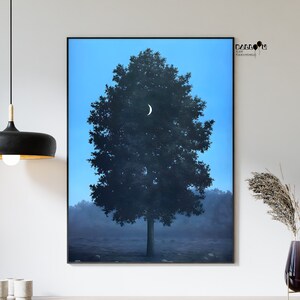 Rene Magritte, Le Seize Septembre, 1956, Rene Magritte Print, Arte de retrato, Arte de parede, Cartaz Magritte, Arte surrealista, Arte moderna de parede