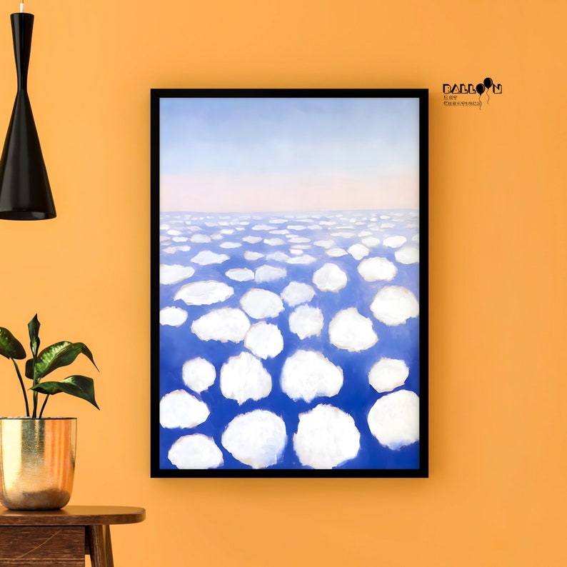 Georgia O'keeffe, Sky Above the Clouds No.1, 1962-1963, Georgia O ...