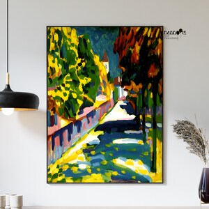 Wassily Kandinsky, Autumn in Bavaria, 1908, Kandinsky Poster, Expressionist Art, Gift Idea, Modern Art Print, Home Wall Art, Abstract Art