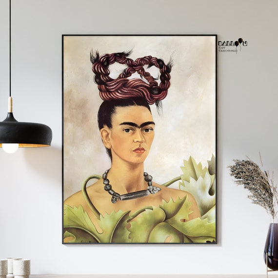 フリーダ カーロ、三つ編みの自画像、1941 年、フリーダ カーロ