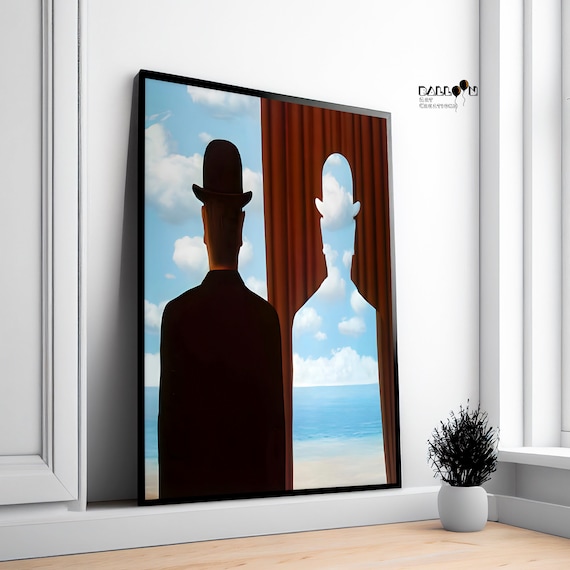 Rene Magritte, Decalcomania, 1966, Rene Magritte Poster, Magritte