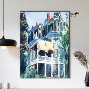 Edward Hopper, The Mansard Roof, 1923, Edward Hopper Print, Modern Wall Art, Exhibition Poster, House Poster, Hopper Poster, Home Wall Decor