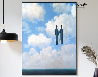 La Lunette D Approche-rene Magritte,home Office Decor,surrealist