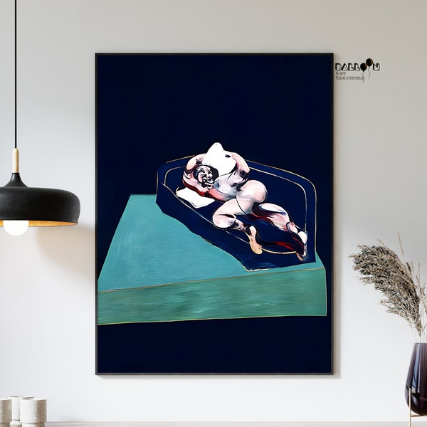 Francis Bacon, Figuur in een kamer, 1962, Francis Bacon Print, Home Wall Art, Tentoonstelling Print, Museum Art, Bacon Poster, Modern Wall Decor