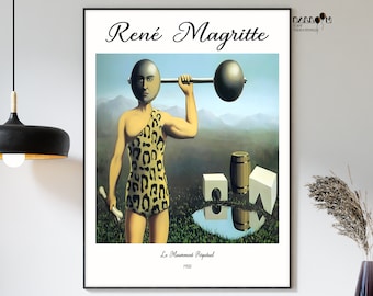 額装済/Galerie Du Muse/ルネ マグリット/ポスター/アート ルネ・マグリット展ポスター - シェヘラザード 1947 - 絵画アート