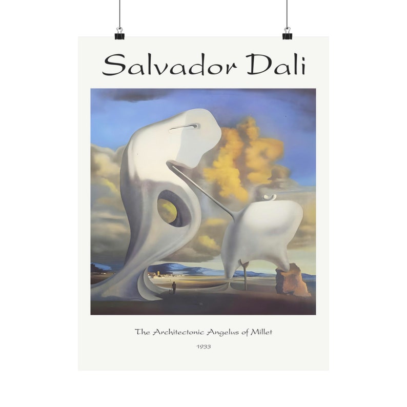 Salvador Dali, the Architectonic Angelus of Millet, 1933, Salvador Dali